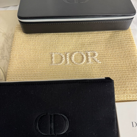 Dior Accessory Set in Black, Cream, and Gold - Picture 3 of 5
